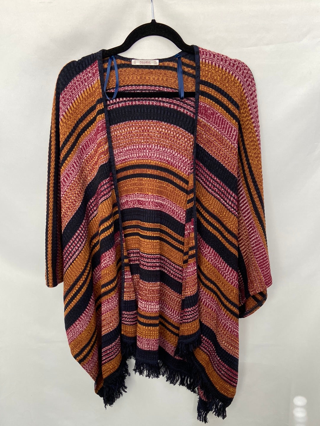 PULL&amp;BEAR. Poncho-style cardigan TM