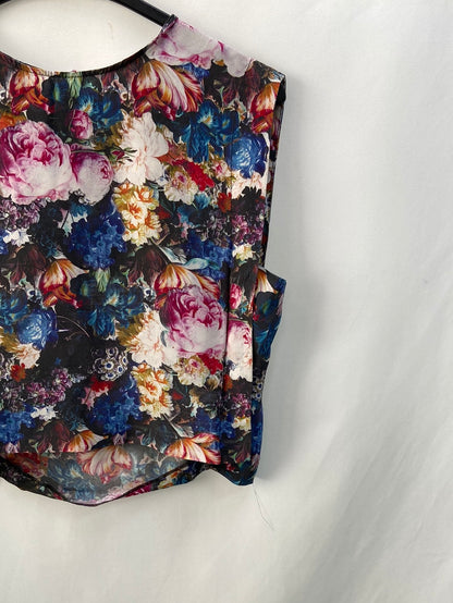 SANDRO.Floral blouse size 1(s)