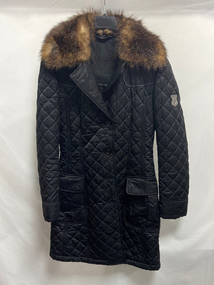 GEOSPIRIT.Abrigo acolchado cuello pelo T.42(s)