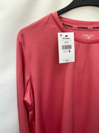 BOOMERANG.Camiseta rosa deporte T.XL (M)