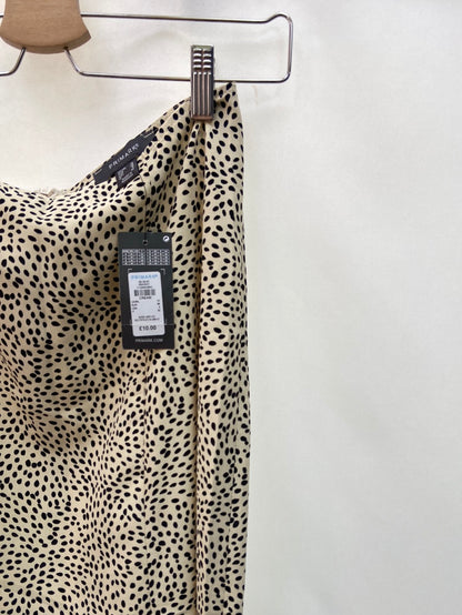 PRIMARK.Animal print midi skirt T.38