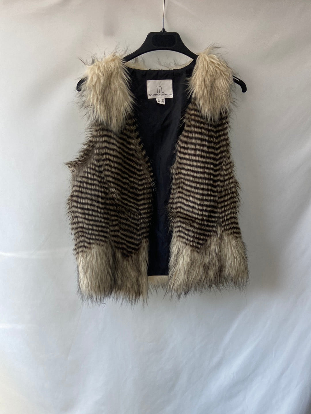 LEFTIES.Chaleco pelo sintético T.m