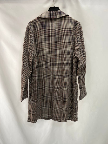 YERSE. Long checked blazer TS