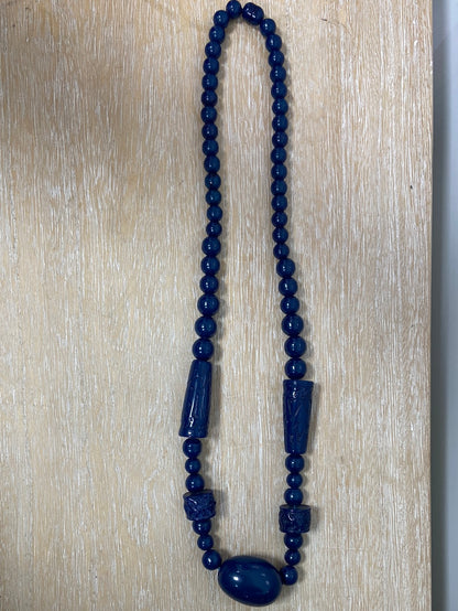 OTRAS.Collar piedras azules