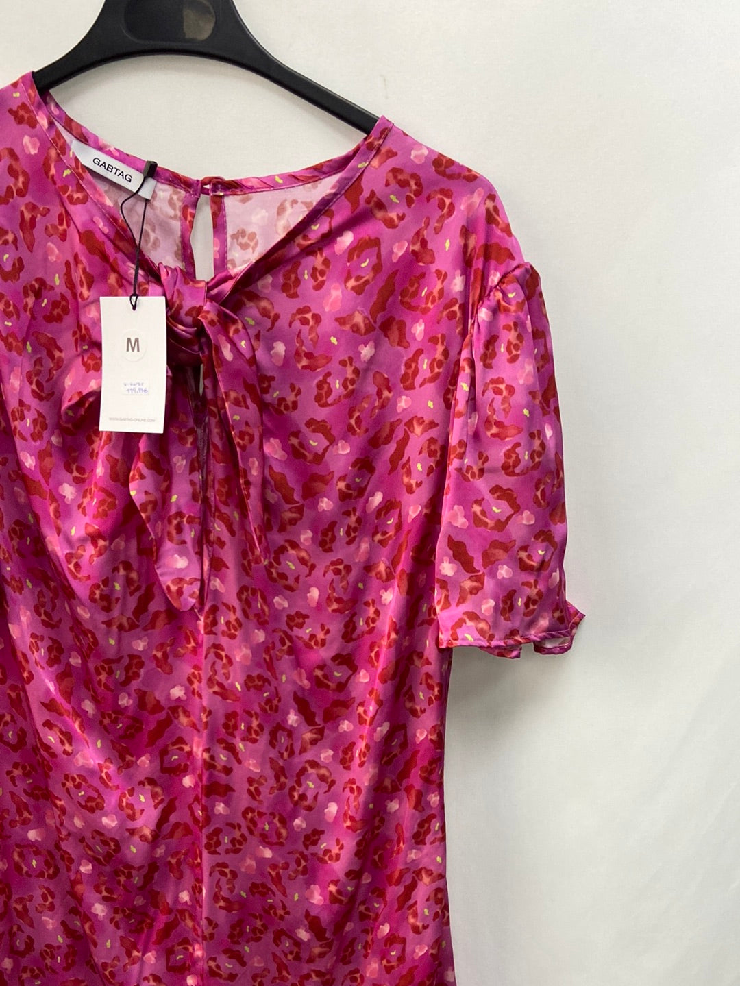 GABTAG.Vestido midi estampado T.M