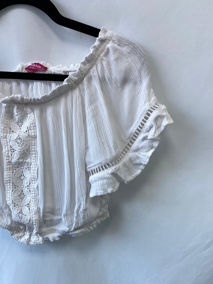OTRAS.Croptop blanco T.S