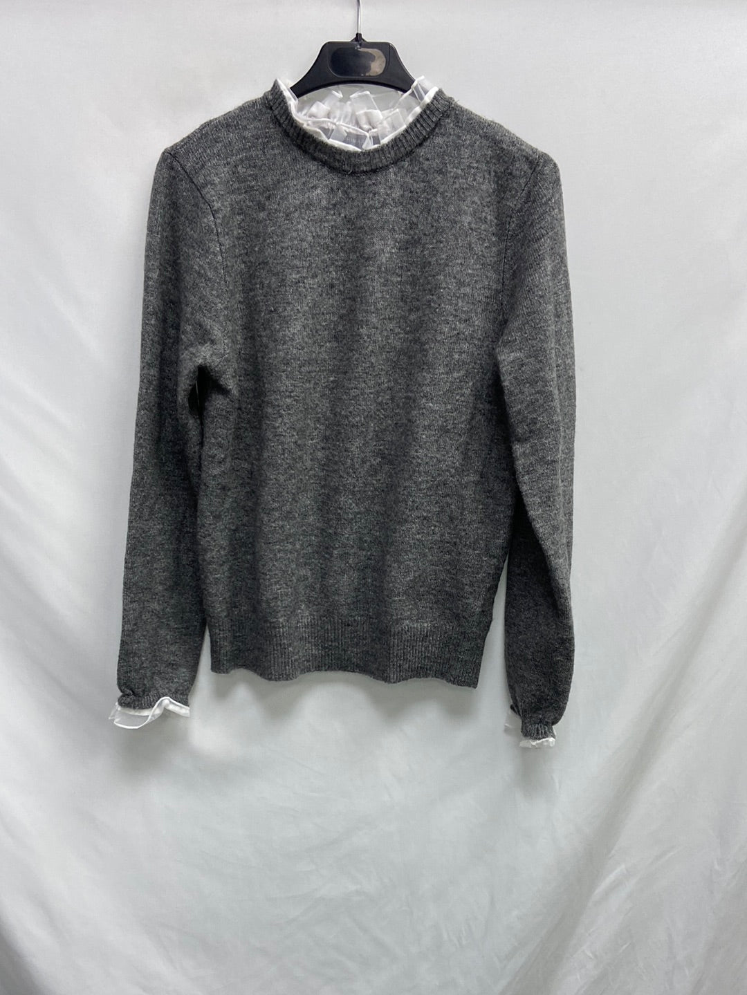 PRIMARK.Jersey gris cuello T.m