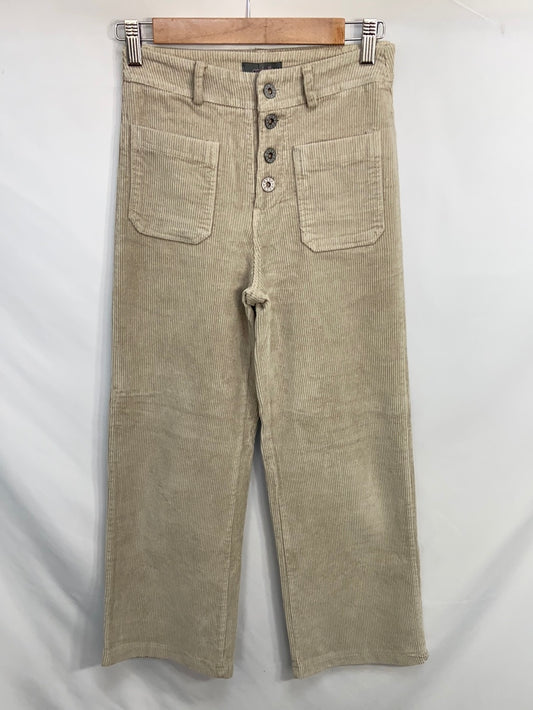 AZALEA. Beige corduroy culottes size 34