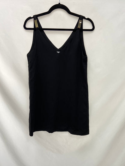 MANGO.Black mini dress S.XS