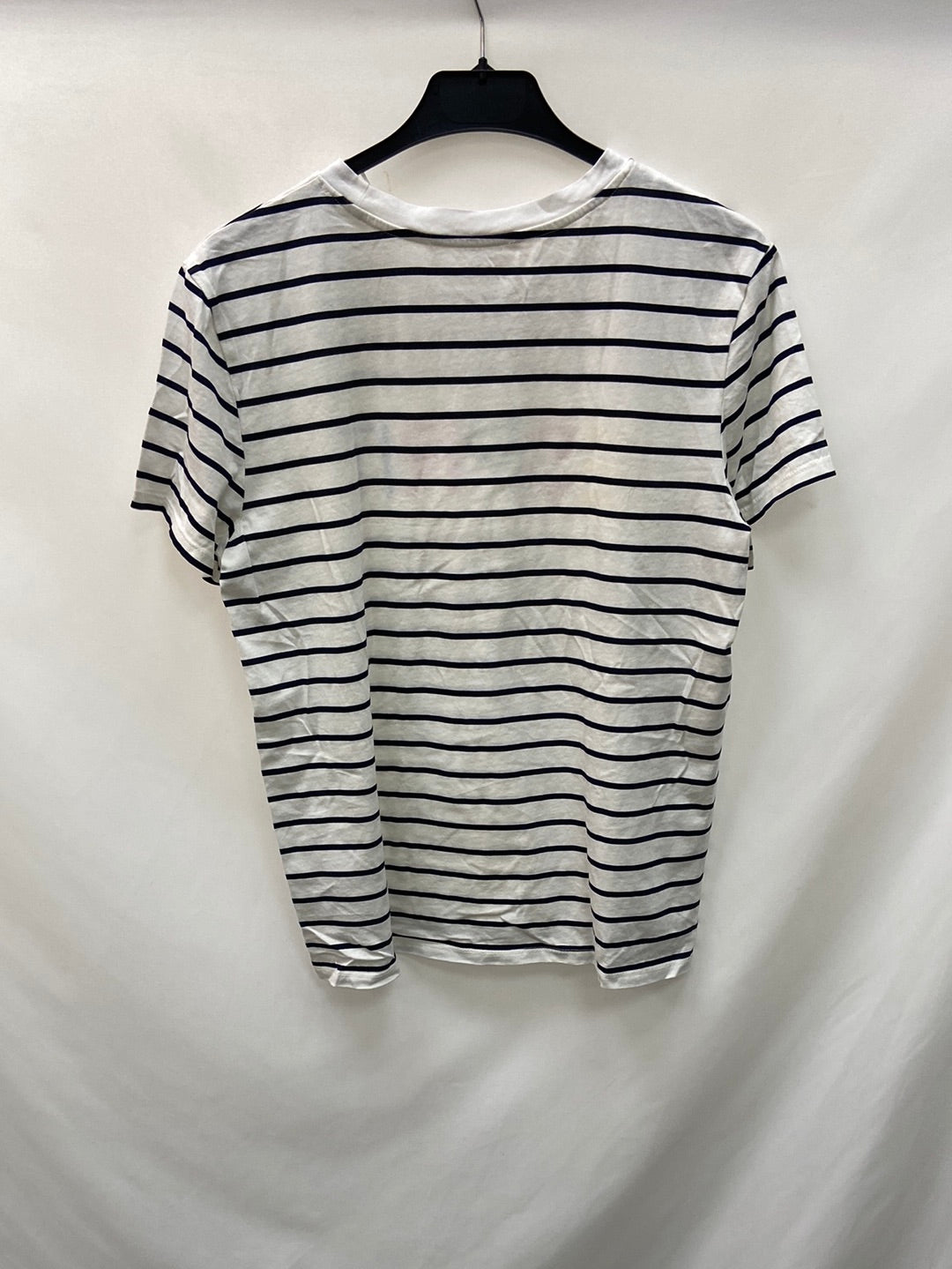 ESPRIT.Camiseta logo rayas T.L