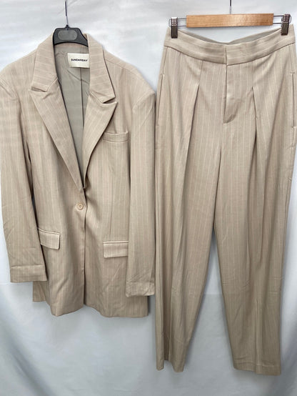 SUNDAYBAY.Chaqueta oversized estilo blazer beige T.M