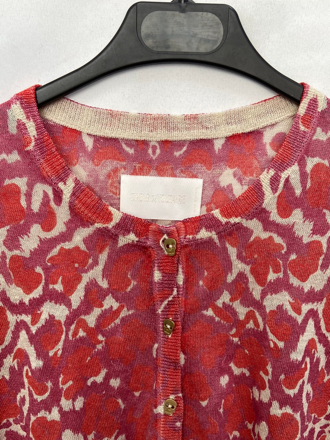 ZADIG&VOLTAIRE.Jersey Lino estampado T.s