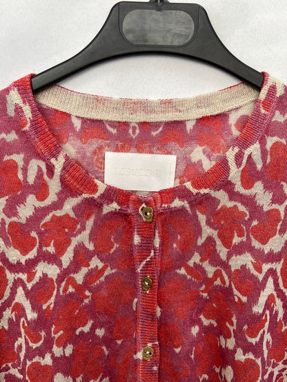 ZADIG&VOLTAIRE.Jersey Lino estampado T.s