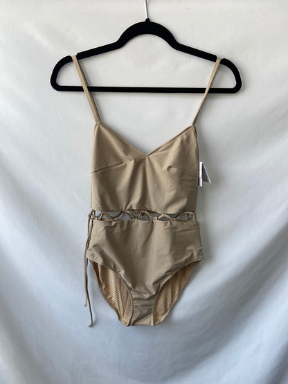 RESET PRIORITY. Bañador beige apertura  T.l