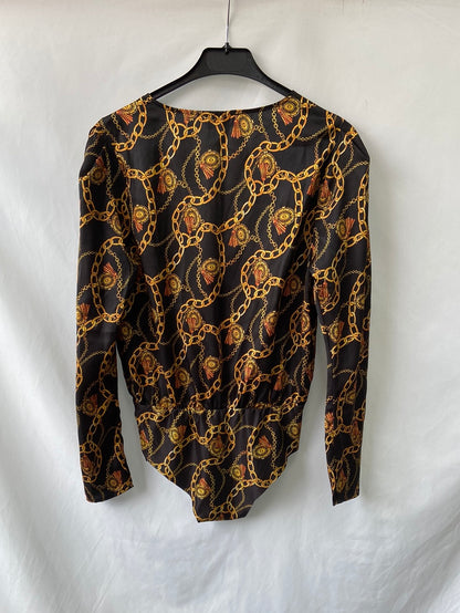 ZARA.Body estampado Cadenas T.S