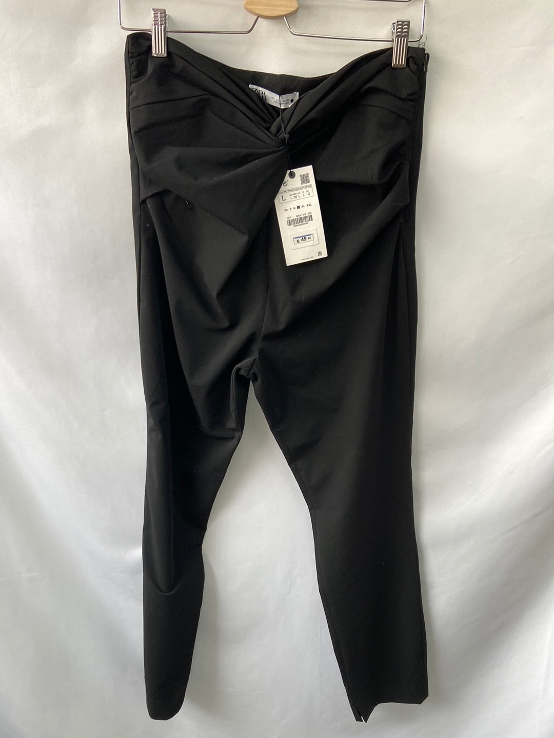 ZARA. Extra high waisted trousers with bow TL