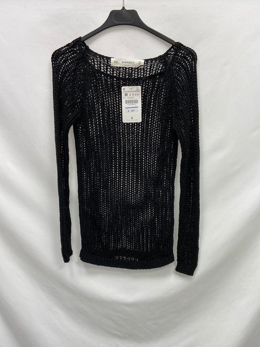 ZARA. Black sweater TM
