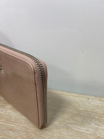 BIMBA Y LOLA. Pink leather wallet