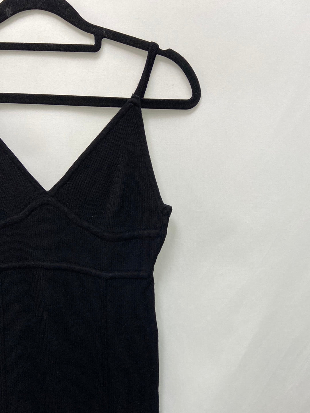 ZARA.Vestido punto midi T.S