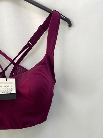 OYSHO. Top morado deportivo 95b