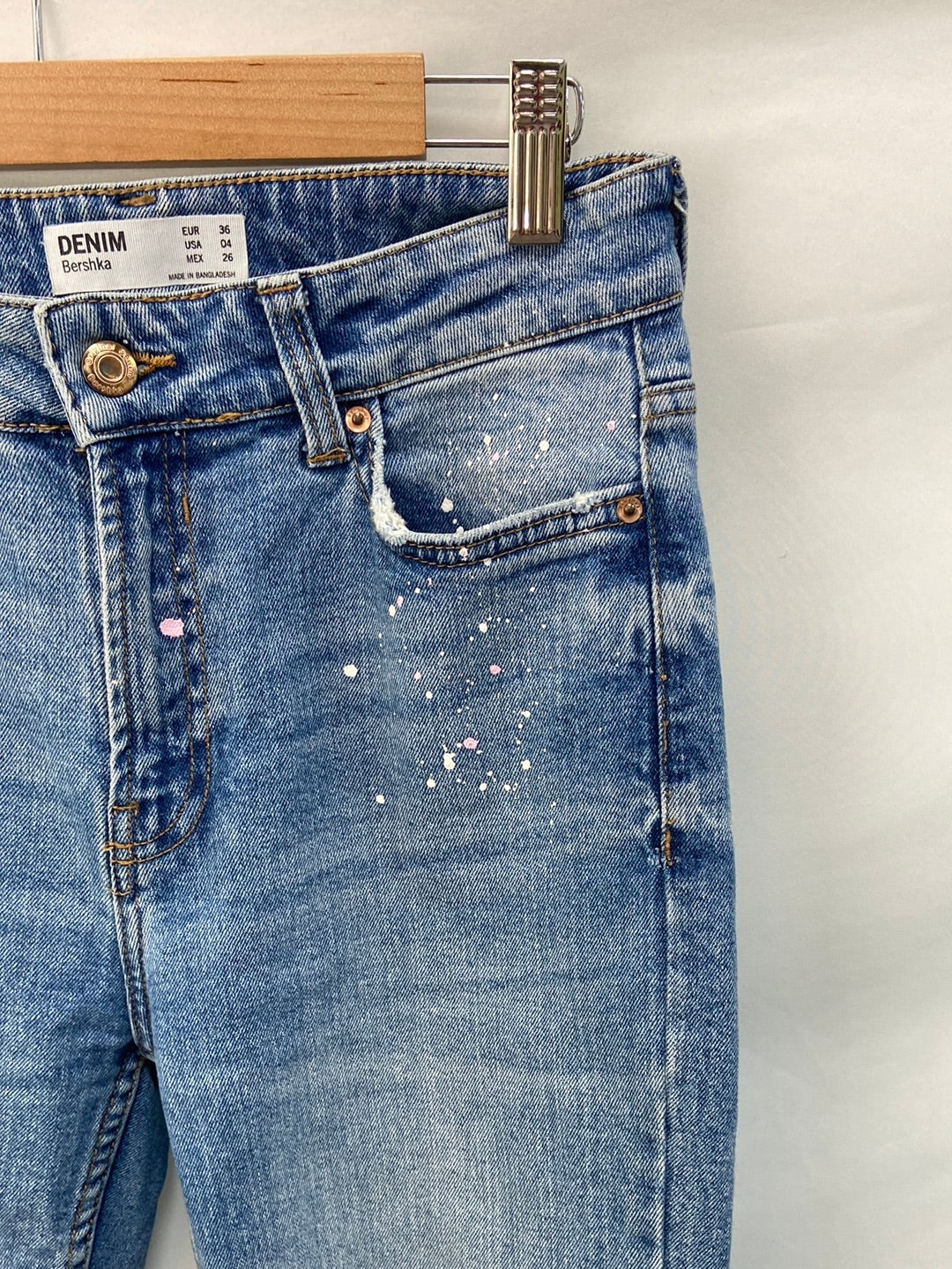 Pantalón Corto Pantalones Largos Vaqueros Bershka Jeans Top Manga