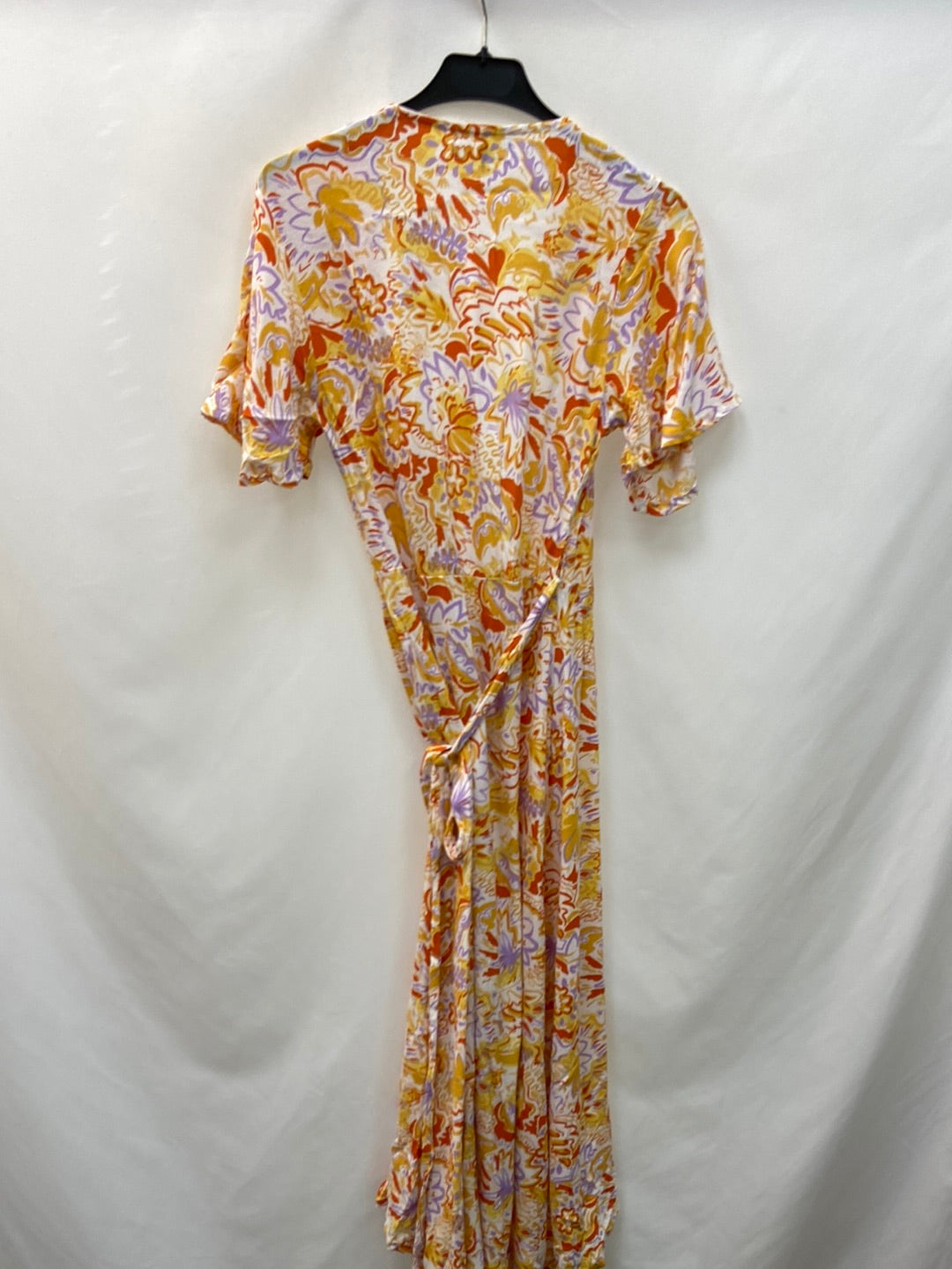 LEFTIES.Vestido midi estampado T.S