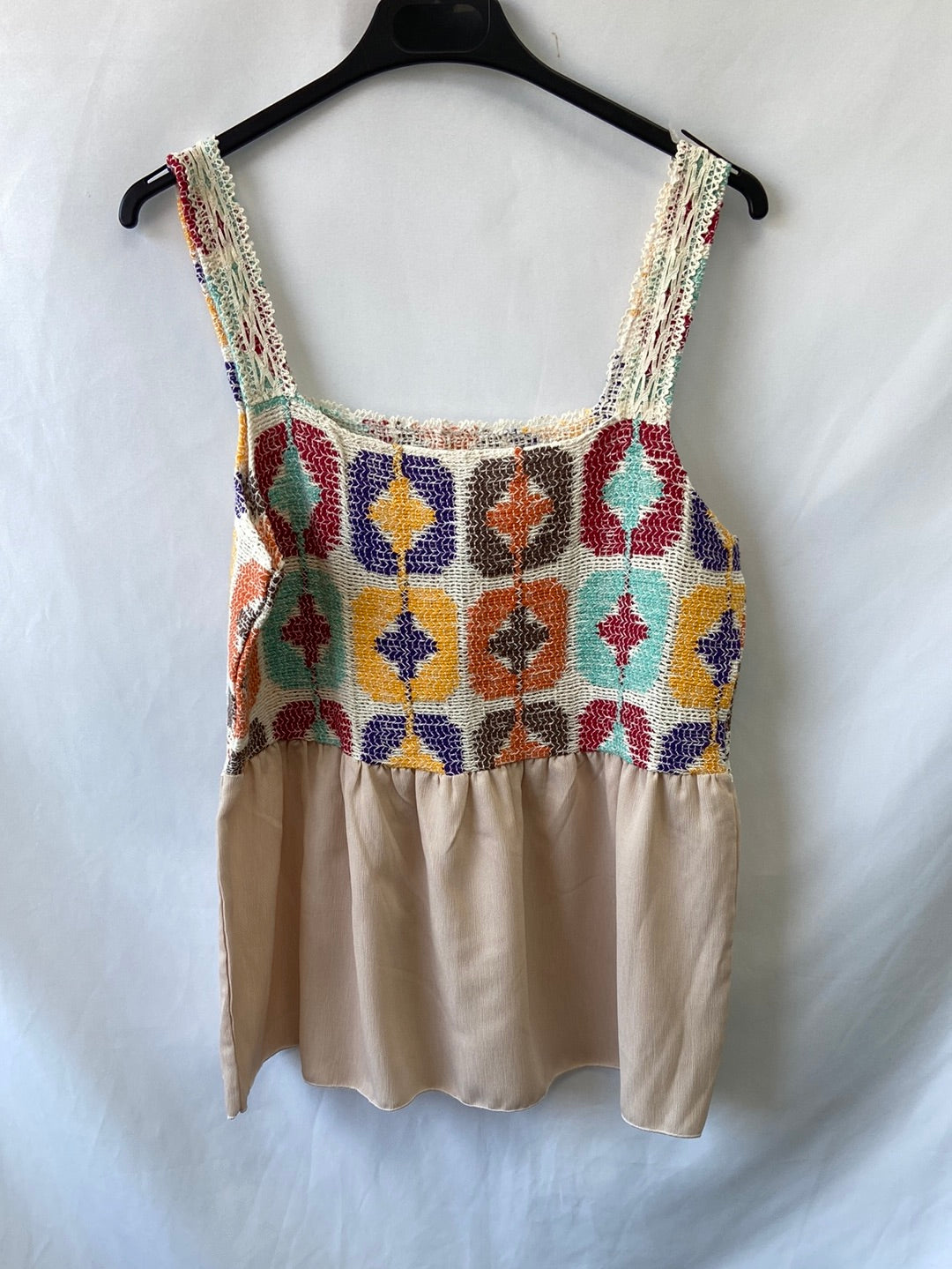 OTHERS.Double textured top TU(s/m)