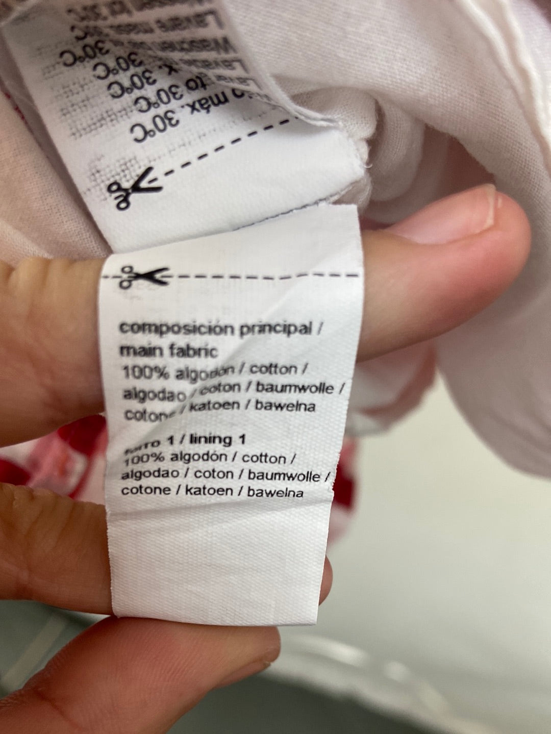 GOCCO.Vestido cuadros T.7-8 años