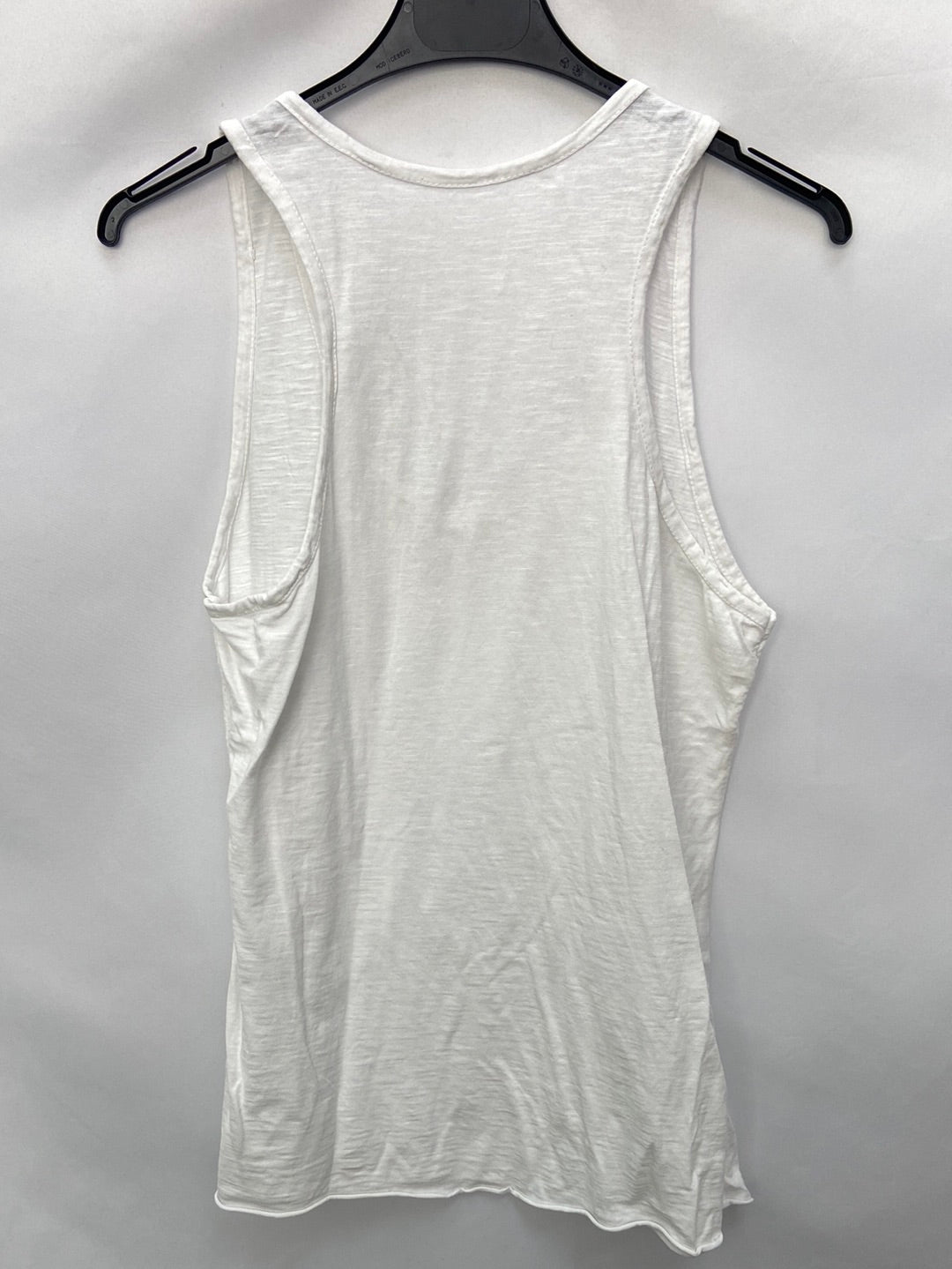 OTRAS.Camiseta blanca larga T.m