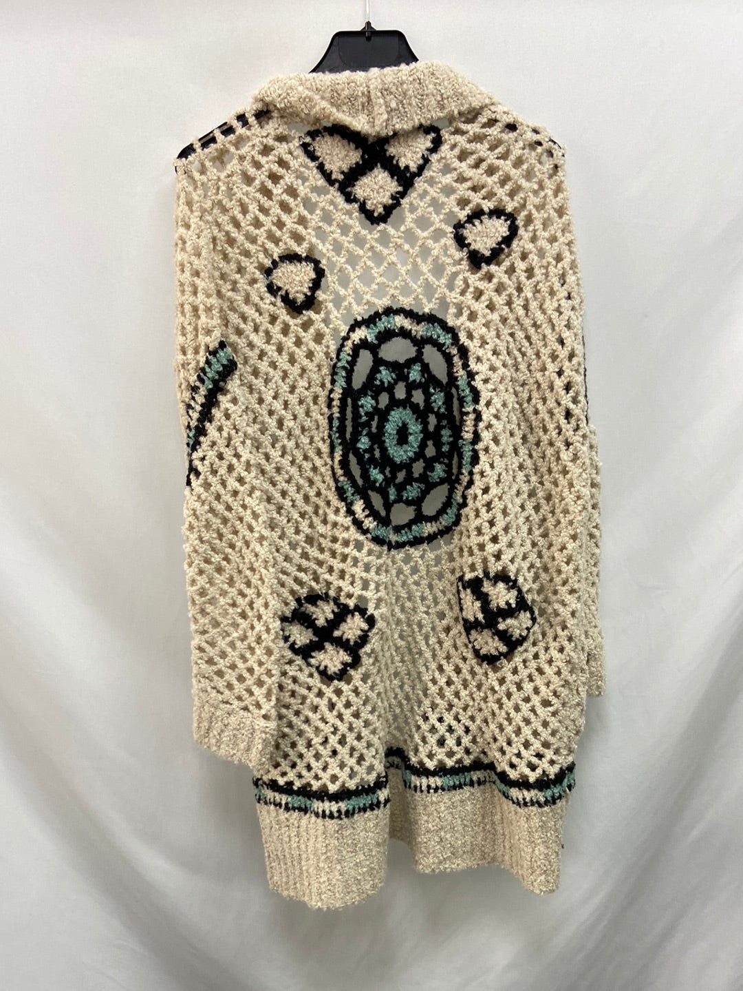 ZADIG&VOLTAIRE.Cárdigan beige troquelado gordito T.xs