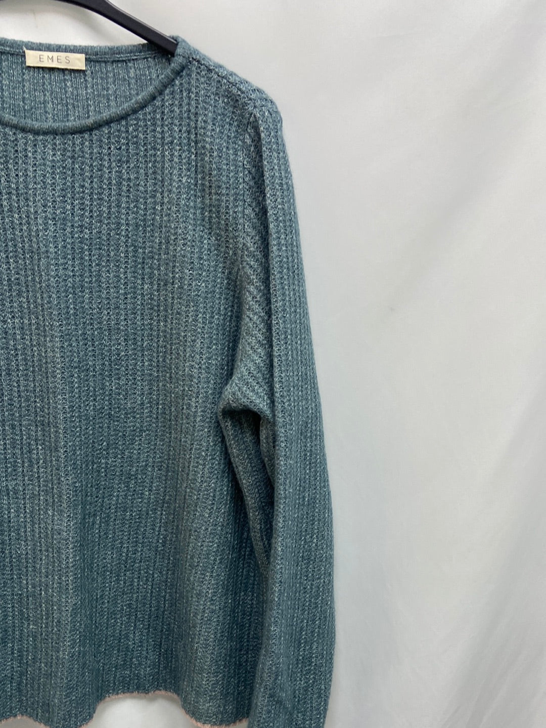 EMES. Heathered Blue Sweater Tu(m)