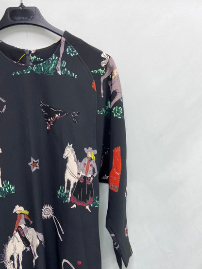 BIMBA Y LOLA. Short black dress T.xs