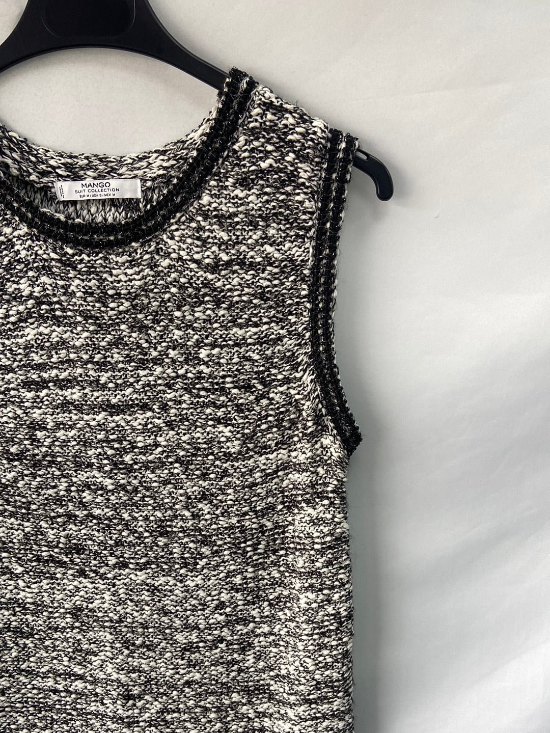 MANGO.Vestido tweed T.M