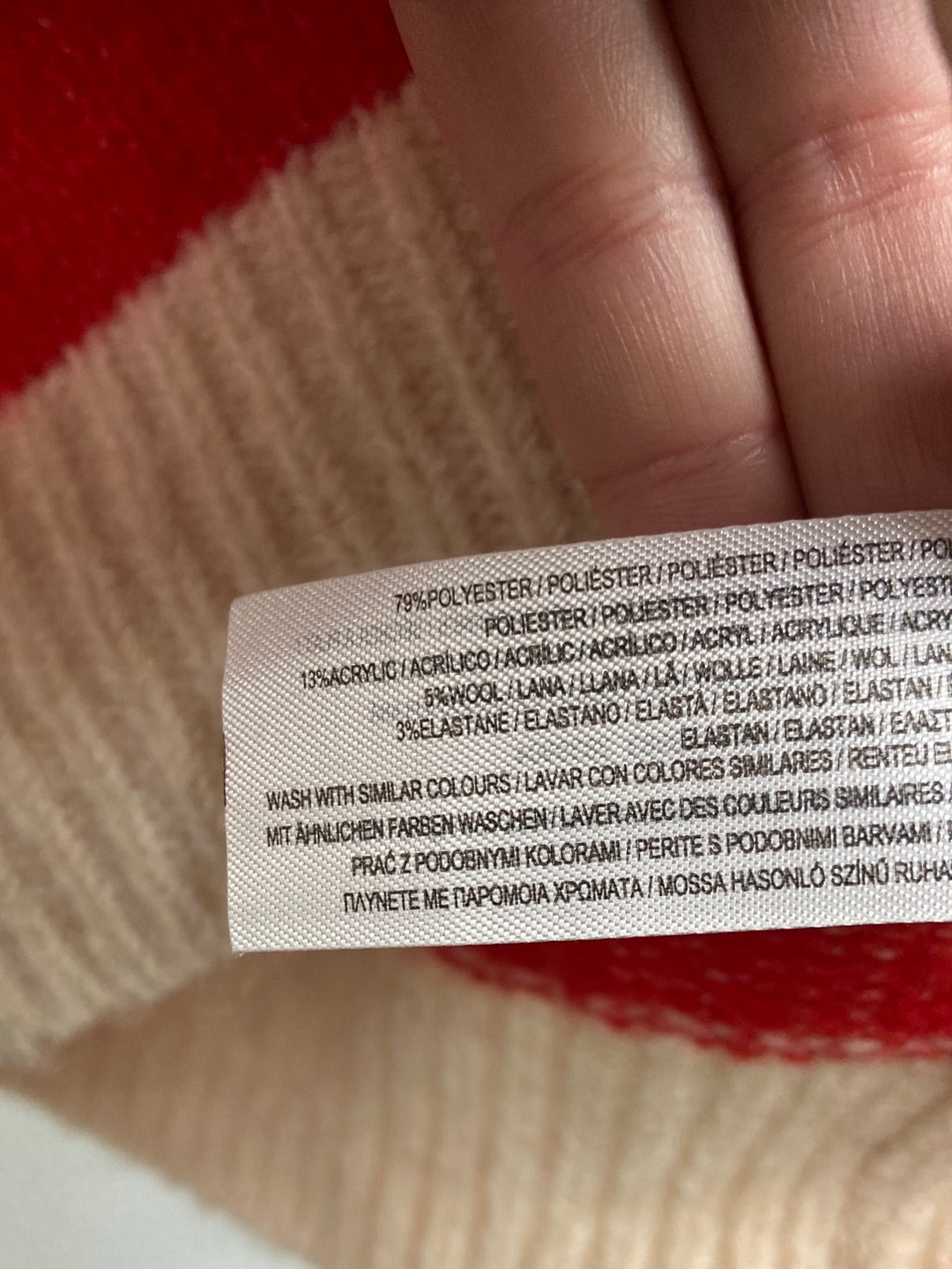 PRIMARK.Jersey crop rayas T.M