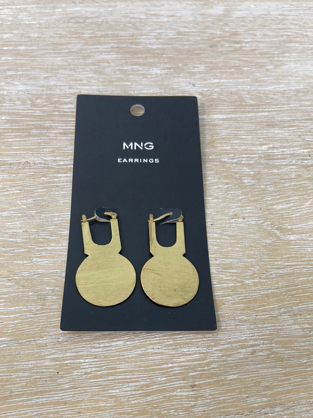 MANGO.Pendientes latón