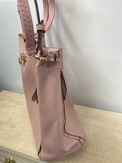 OTRAS.Bolso rosa polipiel