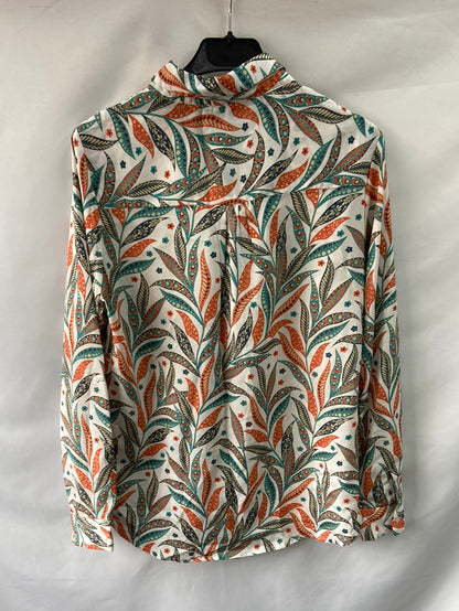 OTHERS.TU leaf print shirt (s/m)