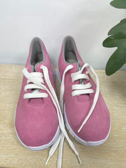 MIMAO. Zapatillas rosas antelina T.37