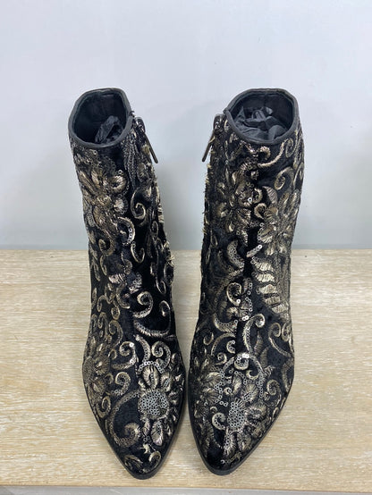 PONS QUINTANA.Botines bordados T.39