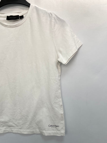 CALVIN KLEIN. Camiseta blanca básica T.m