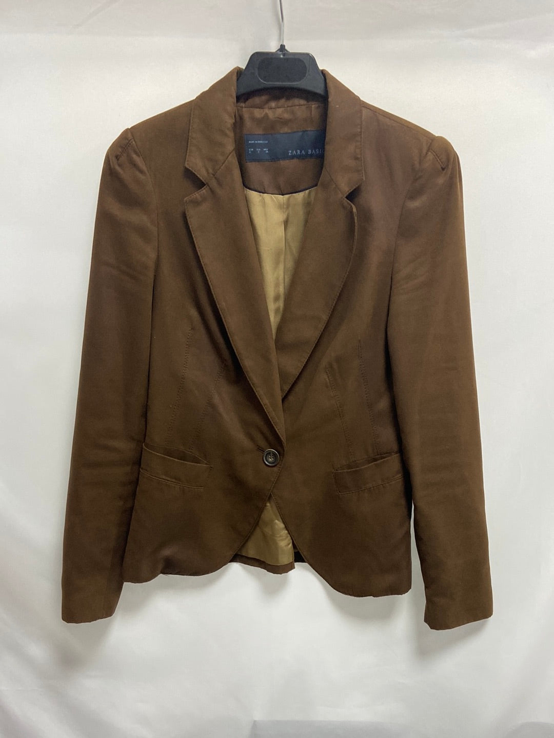 suede brown blazer