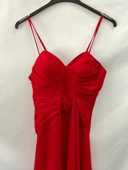 FABIANA. Red party dress, size 38