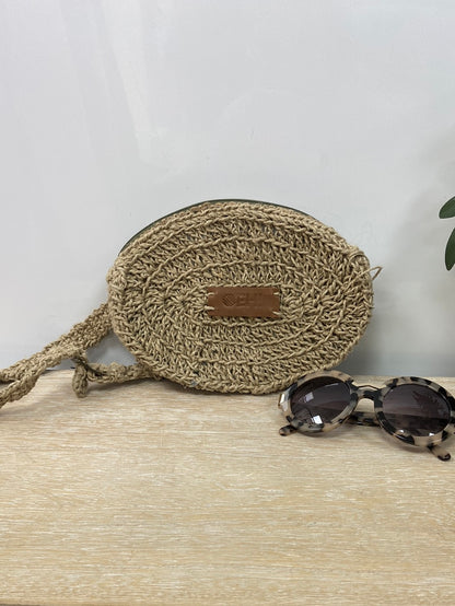 EHI.Raffia fanny pack