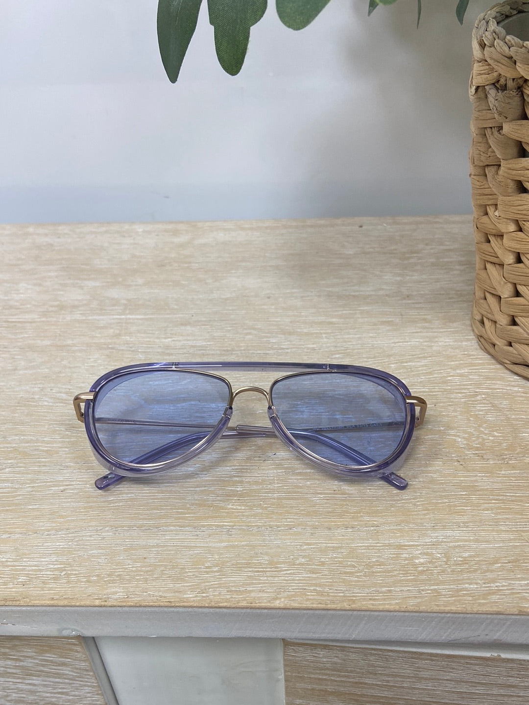 Gafas de sol azules retro