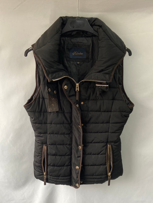 KELREBEC.Chaleco negro acolchado T.M