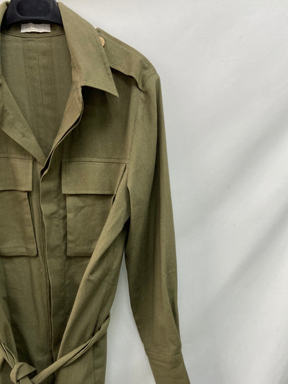 BIMANI.Green linen overshirt S.1 (S)