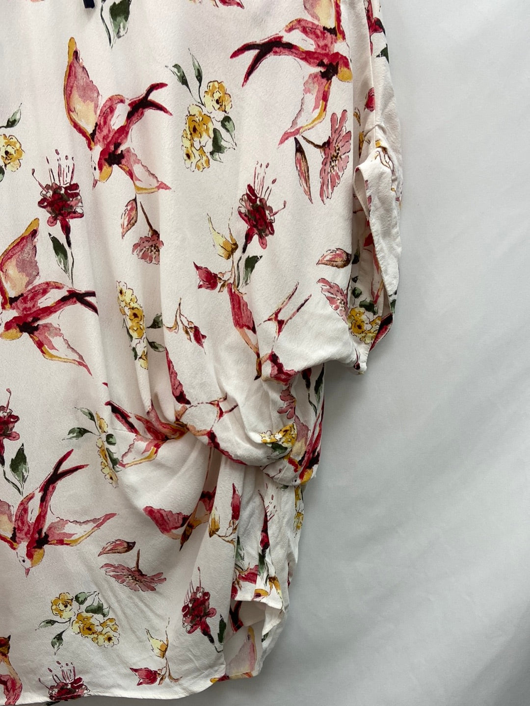 ZARA. Gathered blouse Tm