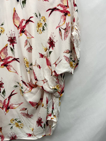 ZARA. Gathered blouse Tm