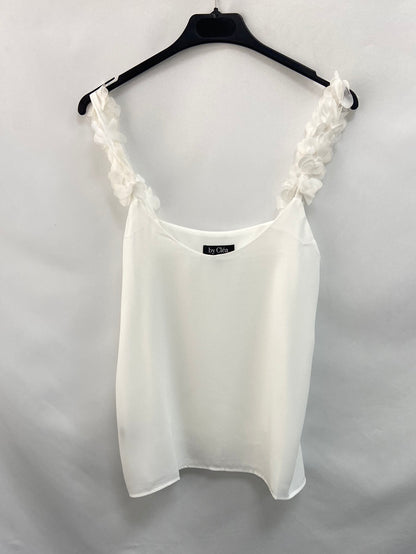 BY CLÉA. Blusa blanca tirantes  T.s,m.l
