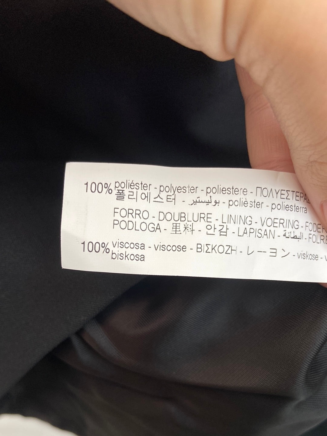 ZARA. Two-tone blazer with bow tie